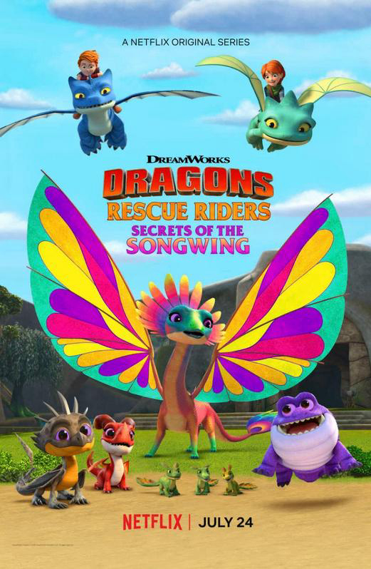 Poster Phim Biệt đội giải cứu rồng: Bí mật của Rồng Hát (Dragons: Rescue Riders: Secrets of the Songwing)