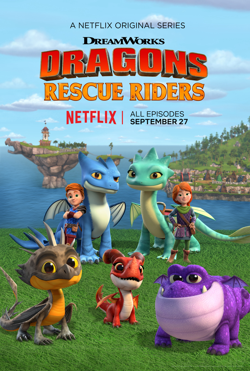 Poster Phim Biệt đội giải cứu rồng (Phần 1) (Dragons: Rescue Riders (Season 1))