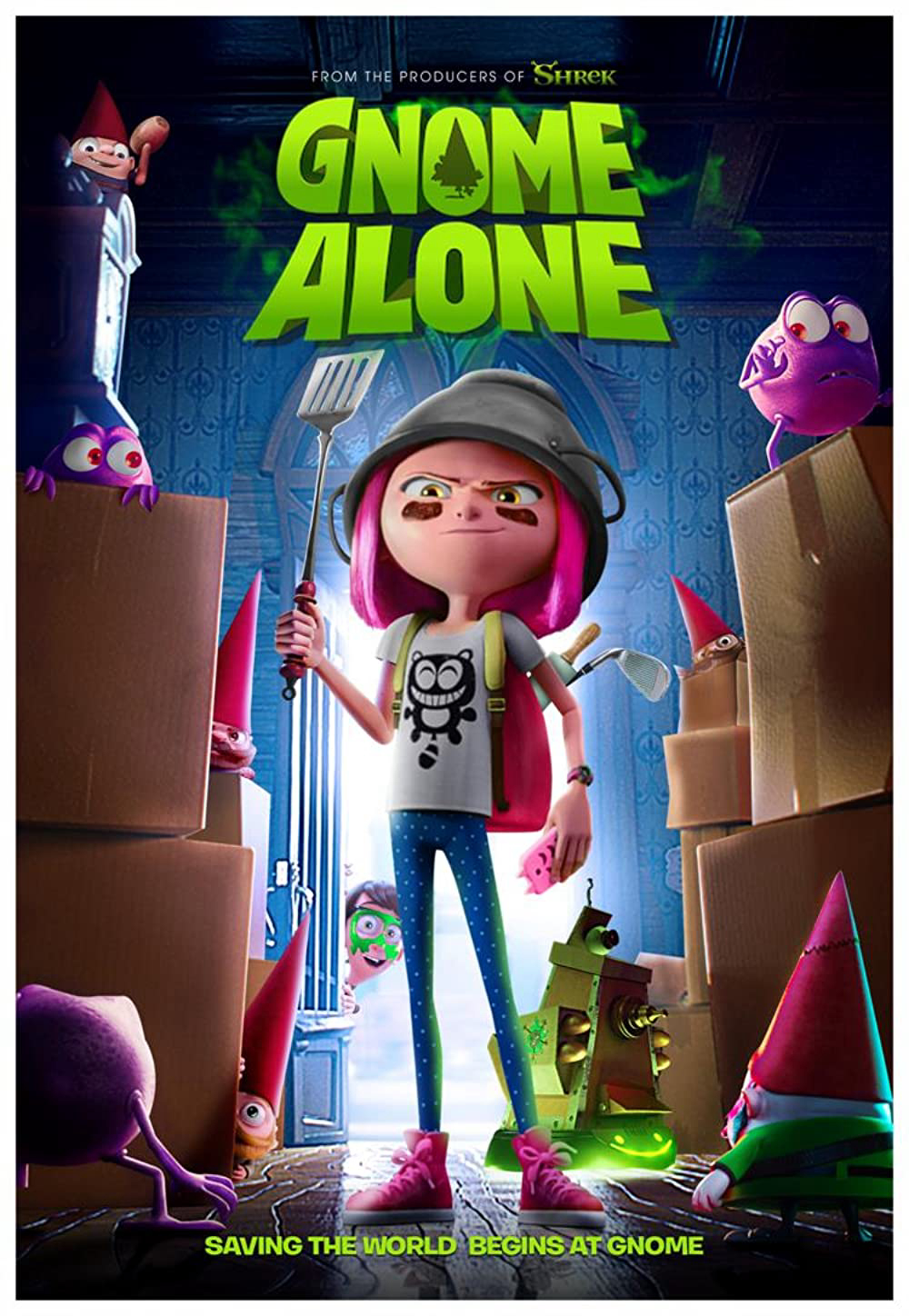 Poster Phim Biệt đội quỷ lùn (Gnome Alone)