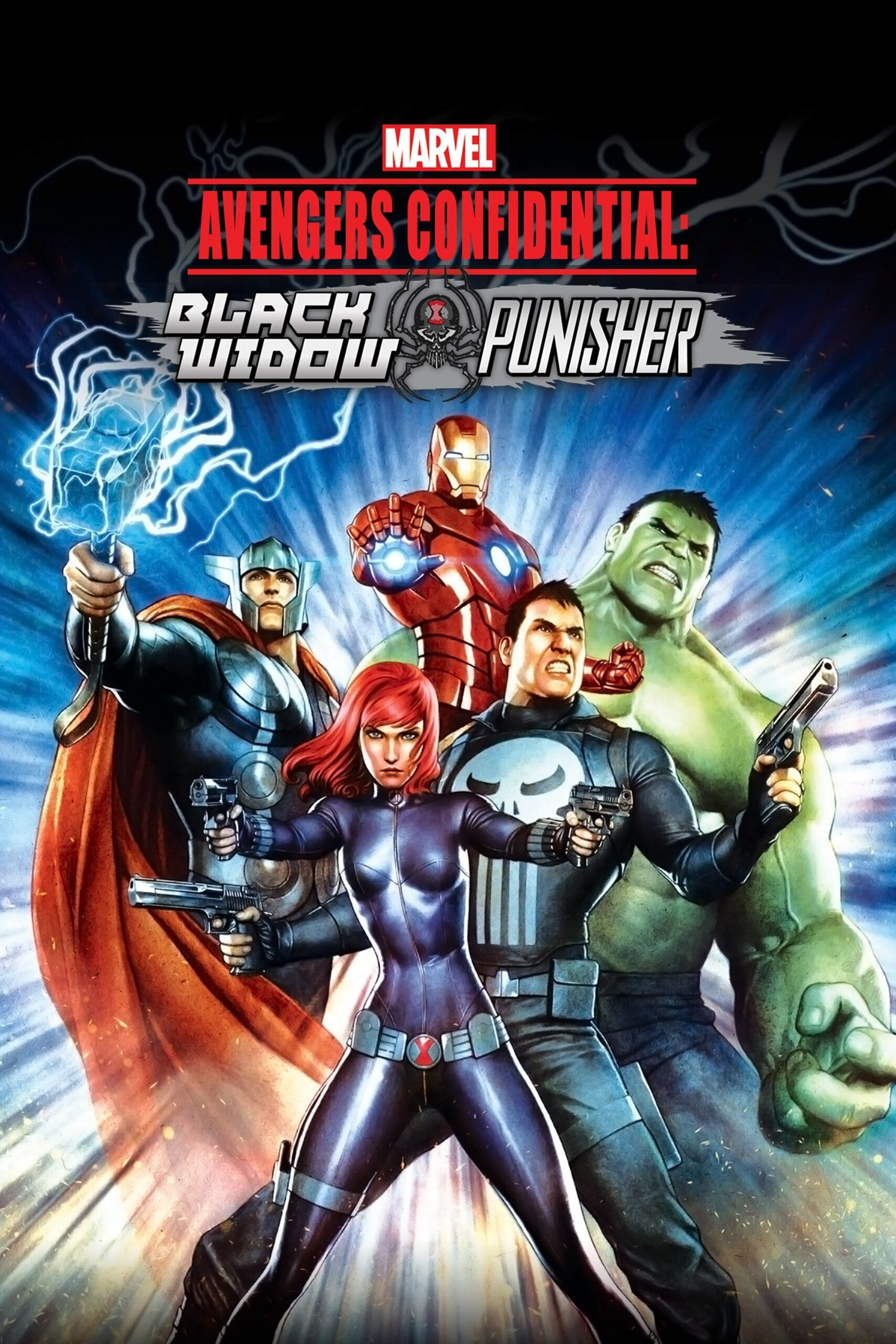 Poster Phim Biệt Đội Siêu Anh Hùng Bí Mật: Black Widow và Punisher (Avengers Confidential: Black Widow & Punisher)