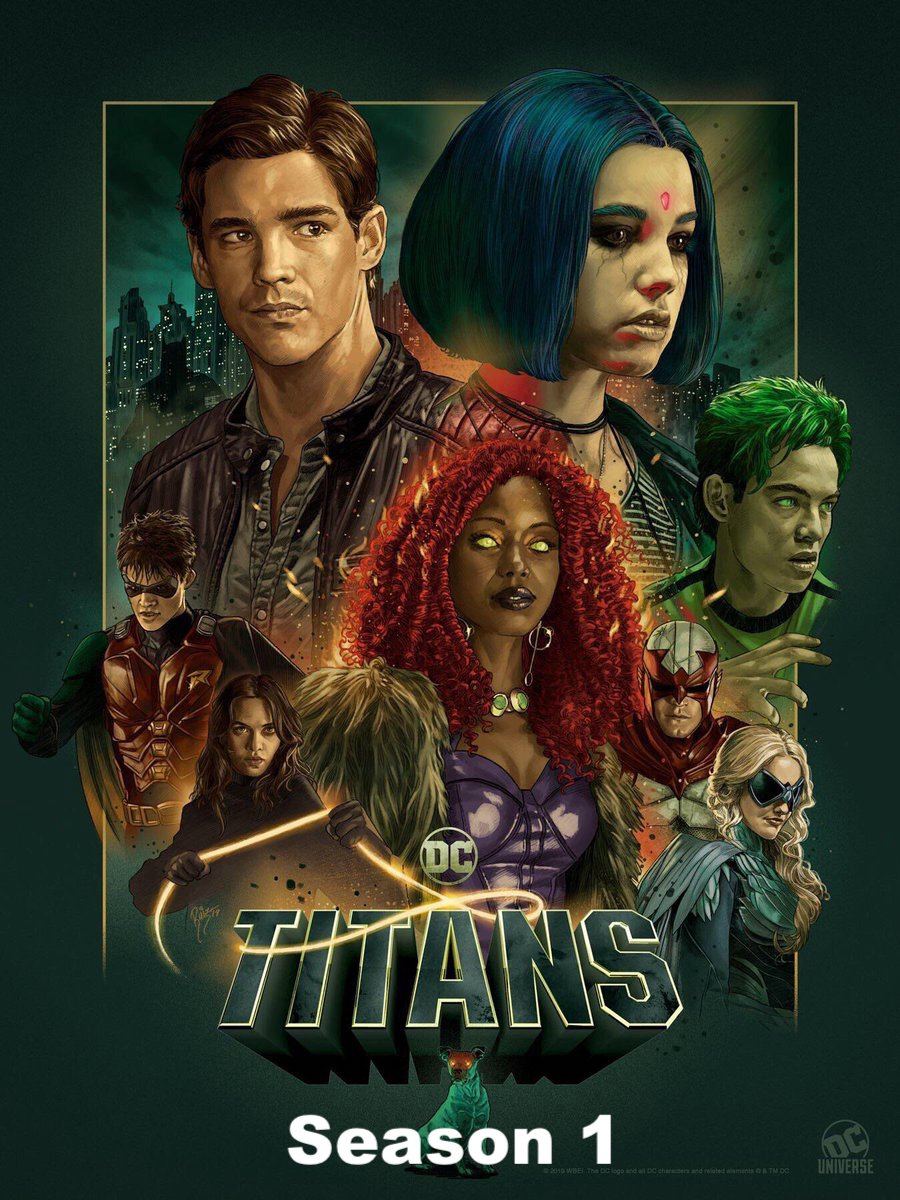 Poster Phim Biệt Đội Titan (Phần 1) (Titans (Season 1))