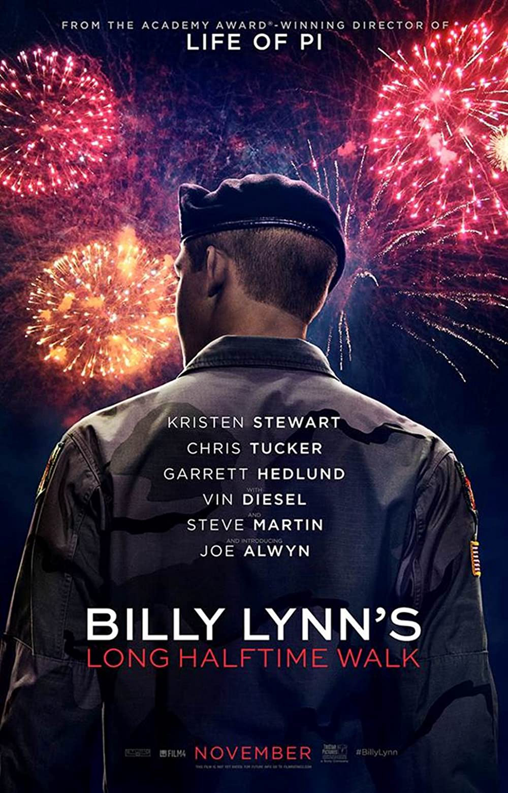 Poster Phim Billy Lynn Và Cuộc Chiến Nửa Đời Người (Billy Lynn's Long Halftime Walk)