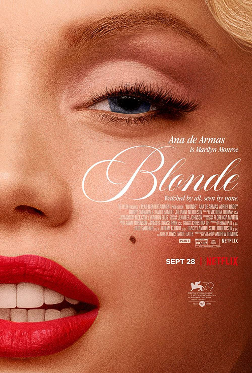 Poster Phim Blonde: Câu chuyện khác về Marilyn (Blonde)
