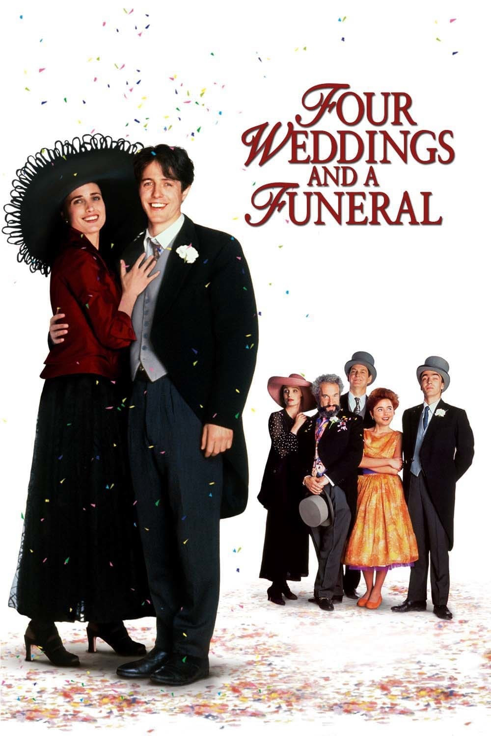 Poster Phim Bốn Đám Cưới và Một Đám Ma (Four Weddings and a Funeral)