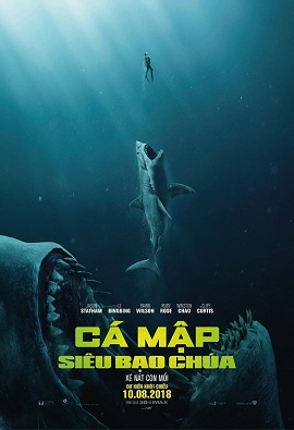 Poster Phim Cá Mập Siêu Bạo Chúa (The Meg)