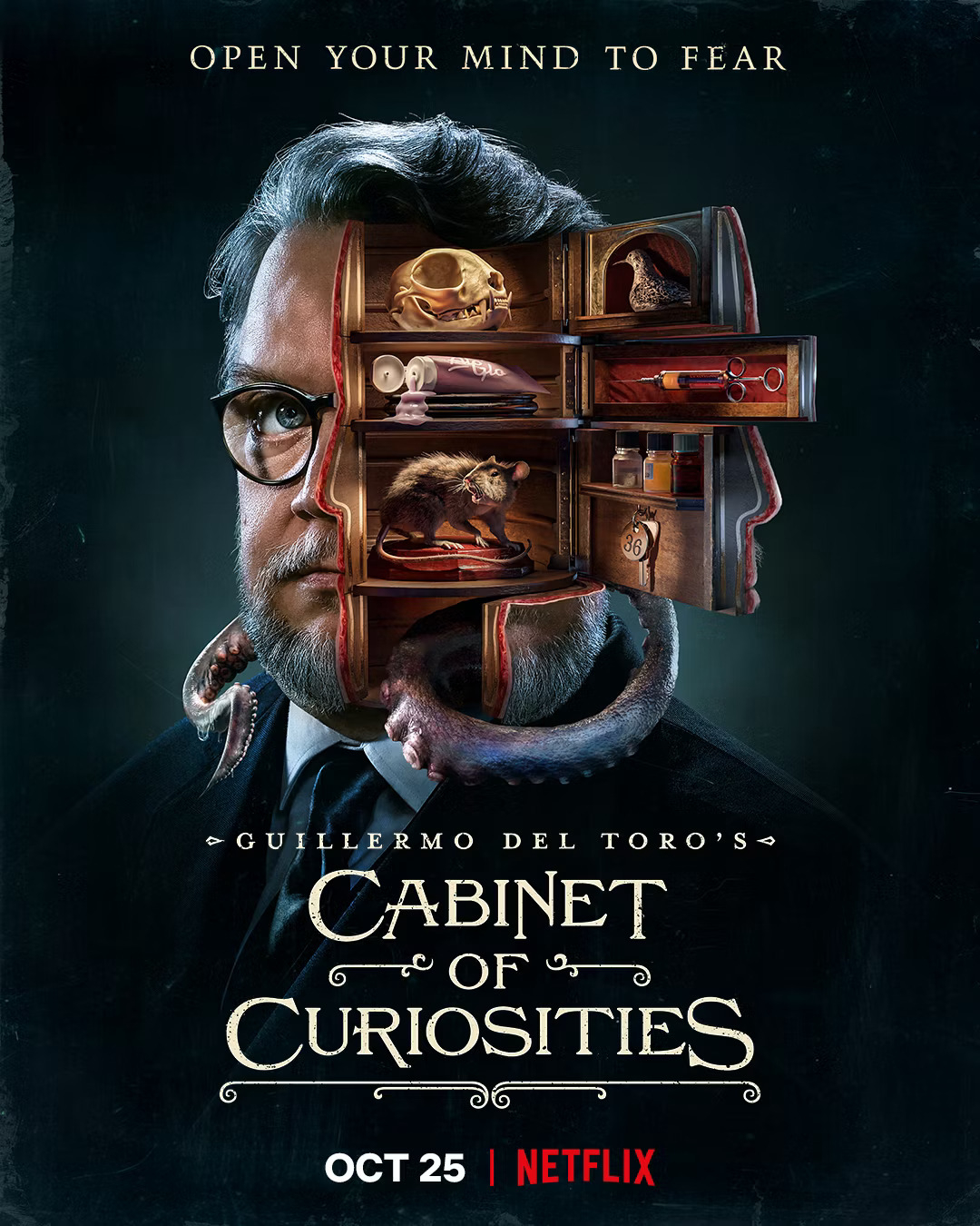 Poster Phim Căn buồng hiếu kỳ của Guillermo del Toro (Guillermo del Toro's Cabinet of Curiosities)
