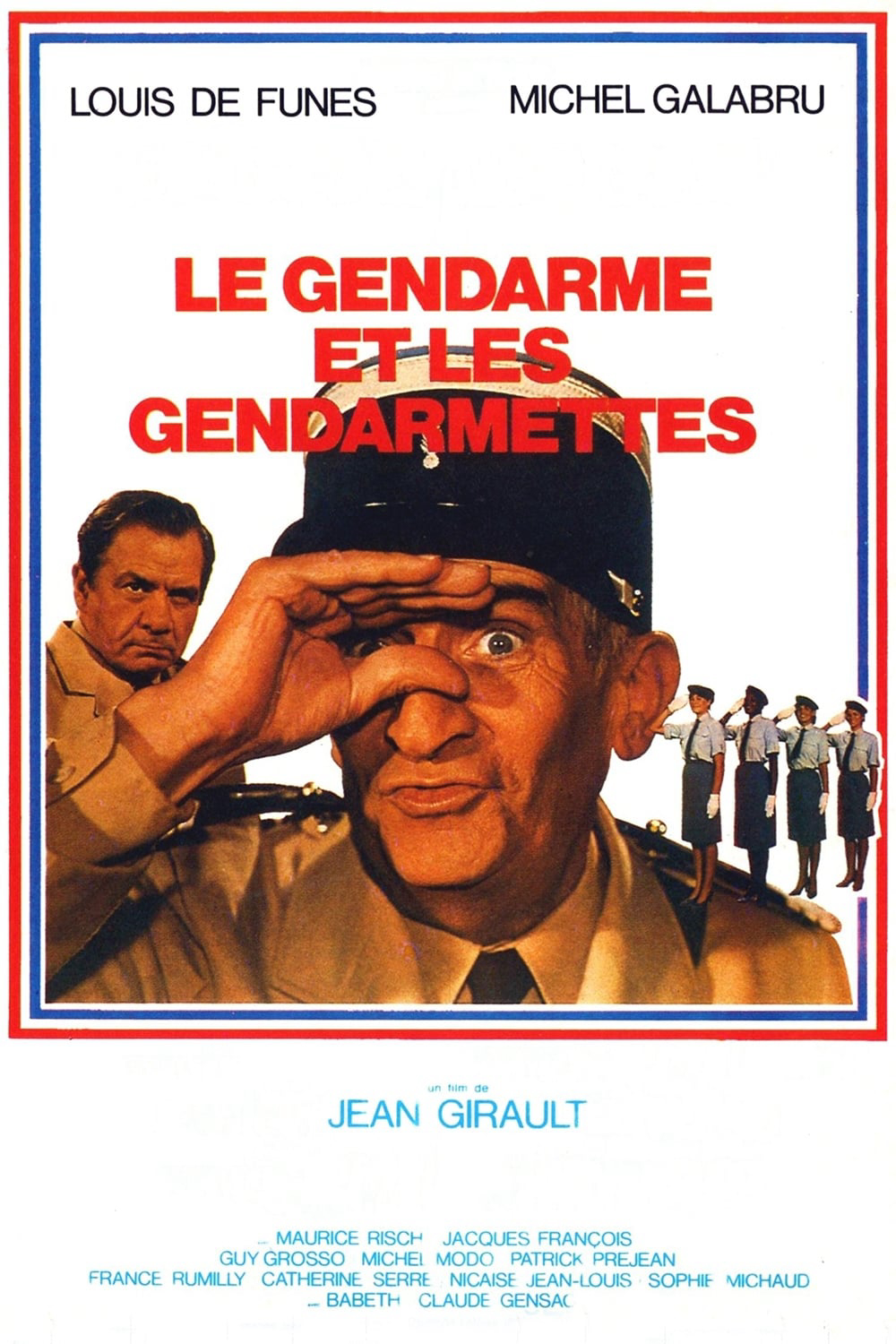 Poster Phim Cảnh Sát Và Những Nữ Tập Sinh (The Gendarme and the Gendarmettes)