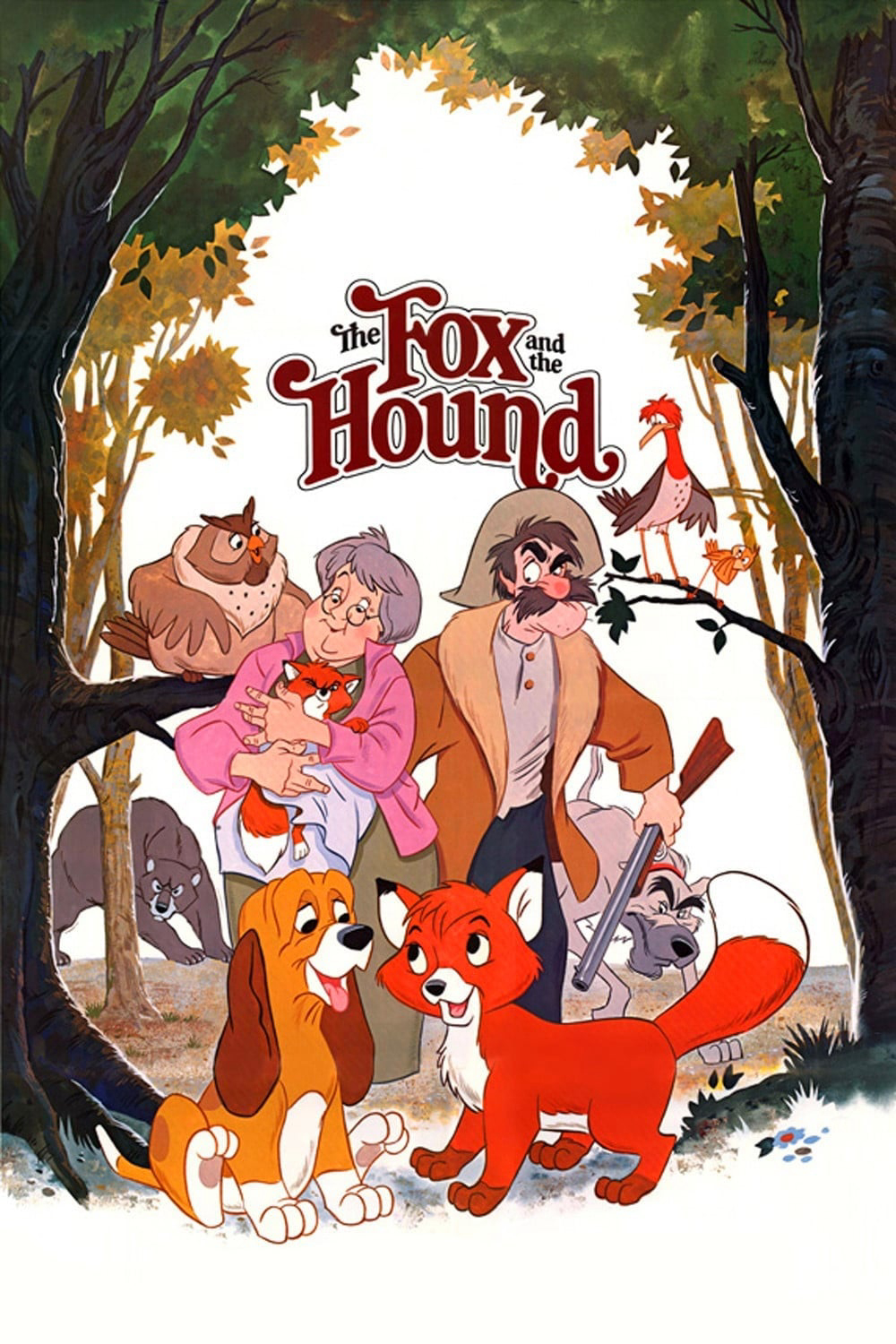 Poster Phim Cáo và Chó Săn (The Fox and the Hound)