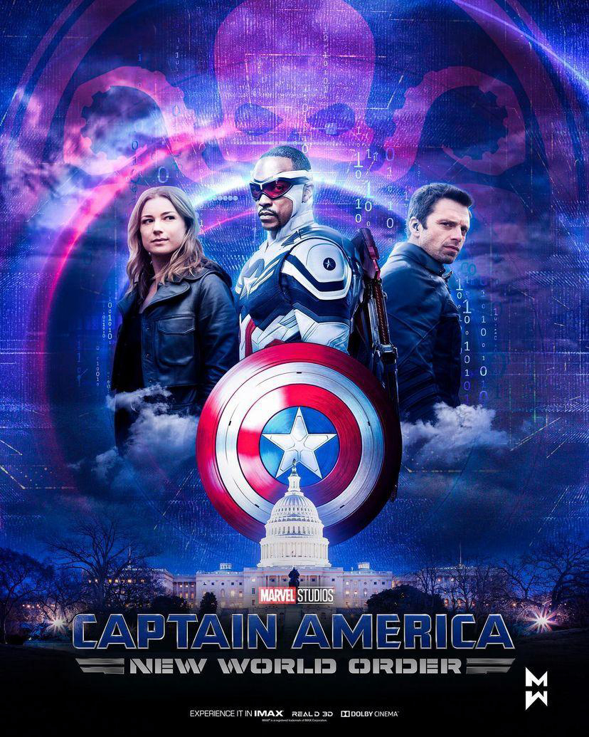 Poster Phim Captain America: Trật Tự Thế Giới Mới (Captain America: New World Order)