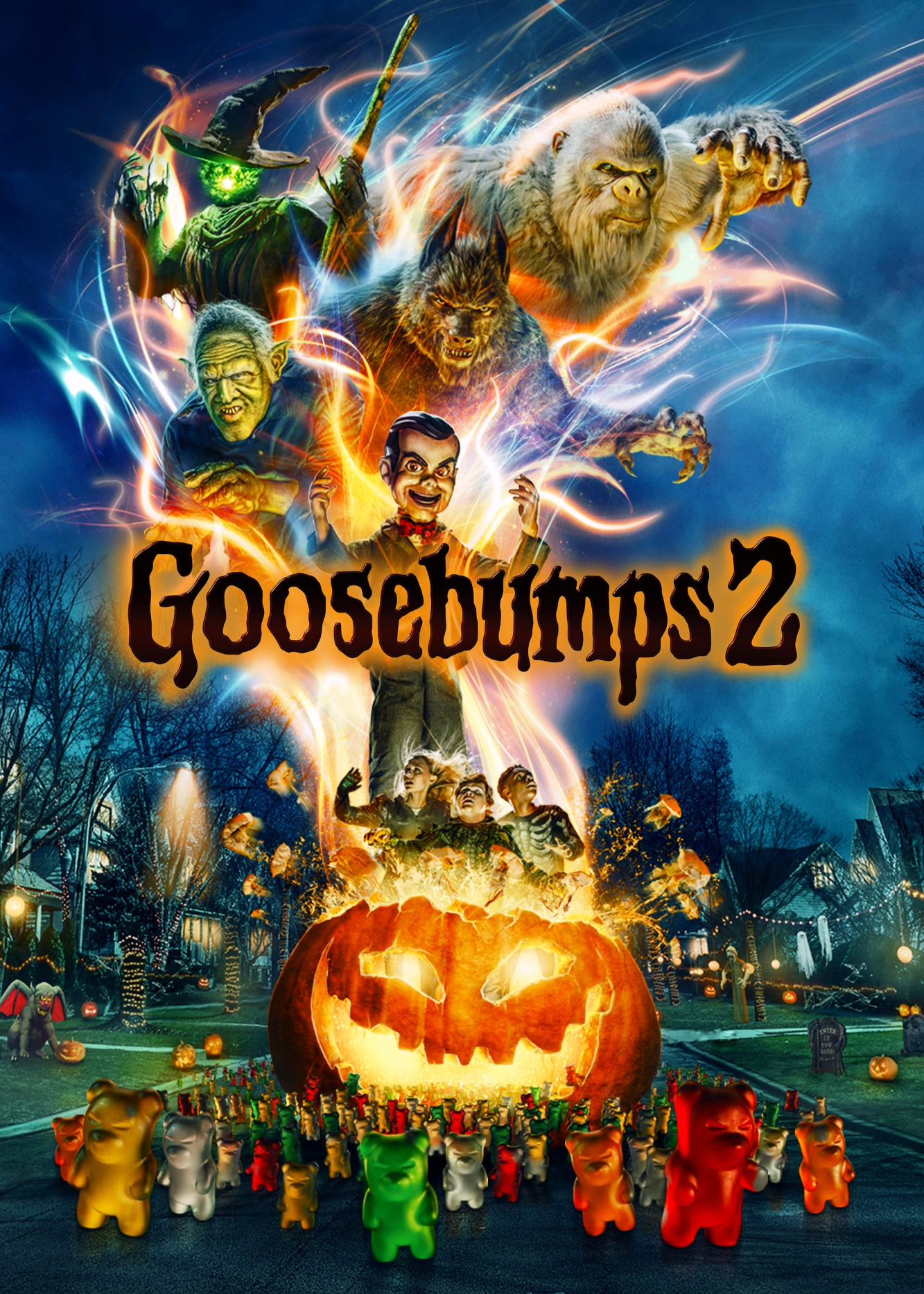 Poster Phim Câu Chuyện Lúc Nửa Đêm 2: Halloween Quỷ Ám (Goosebumps 2: Haunted Halloween)