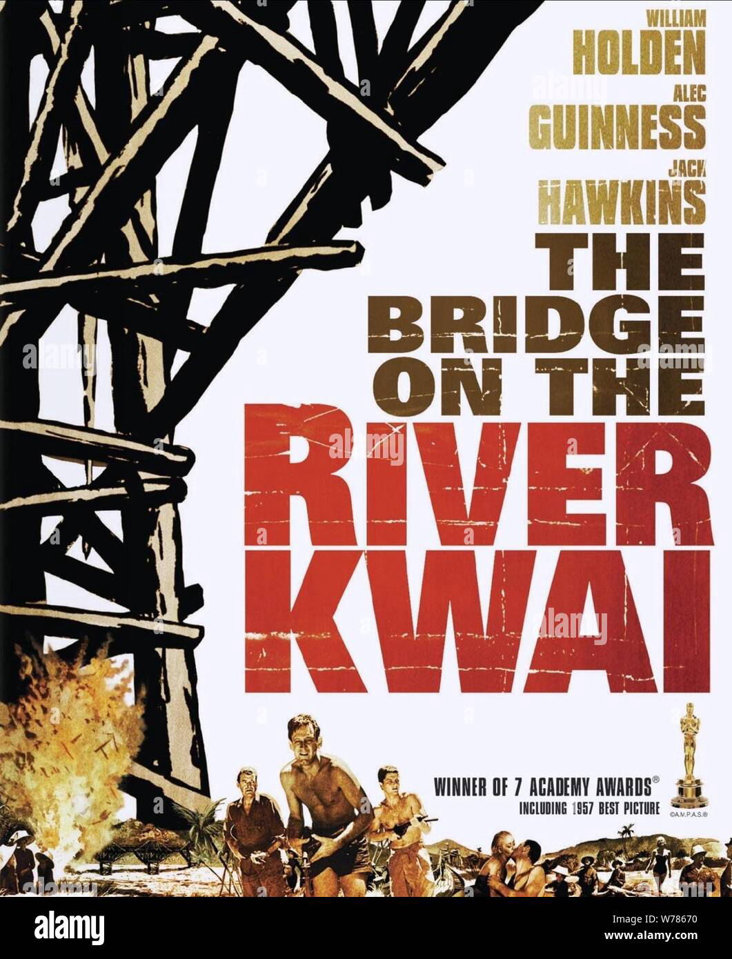 Poster Phim Chiếc Cầu Trên Sông Kwai (The Bridge on the River Kwai)