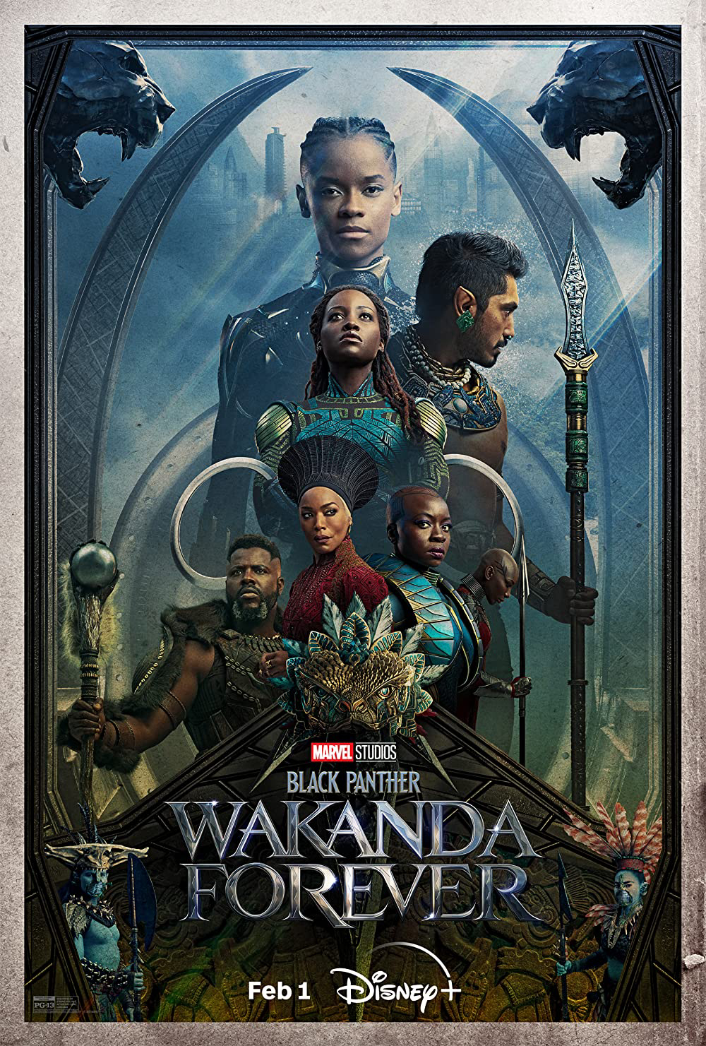 Poster Phim Chiến Binh Báo Đen 2: Wakanda Bất Diệt (Black Panther 2: Wakanda Forever)