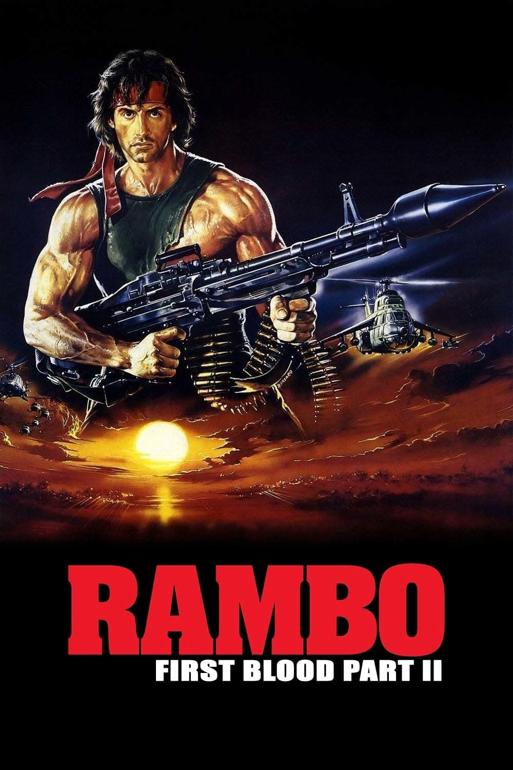 Poster Phim Chiến Binh Rambo 2 (Rambo: First Blood Part II)