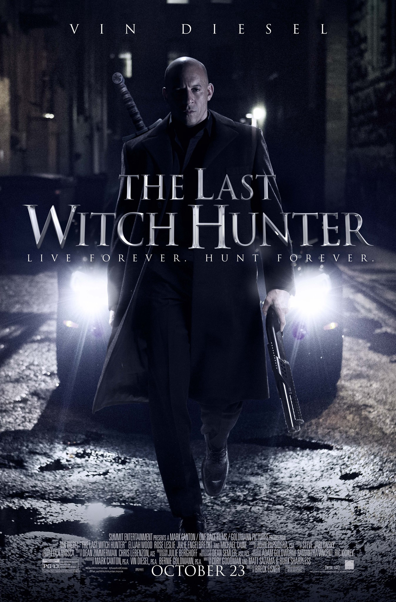 Poster Phim Chiến Binh Săn Phù Thủy (The Last Witch Hunter)