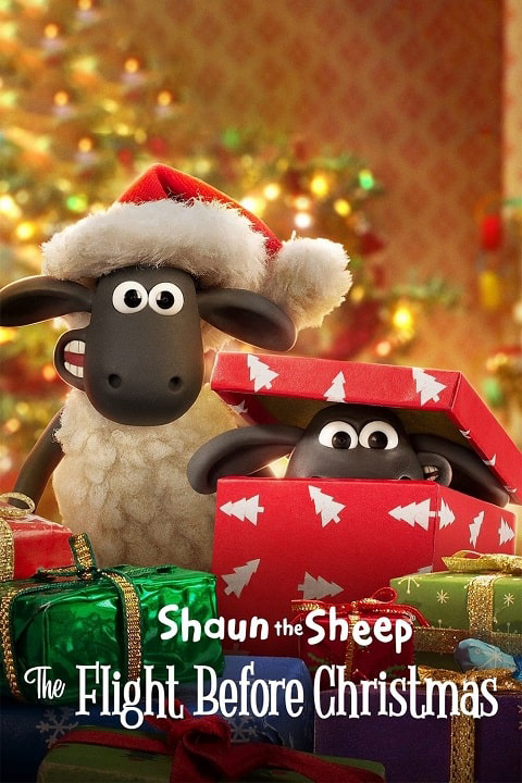 Poster Phim Chú cừu Shaun: Cuộc phiêu lưu Giáng sinh (Shaun the Sheep: The Flight Before Christmas)