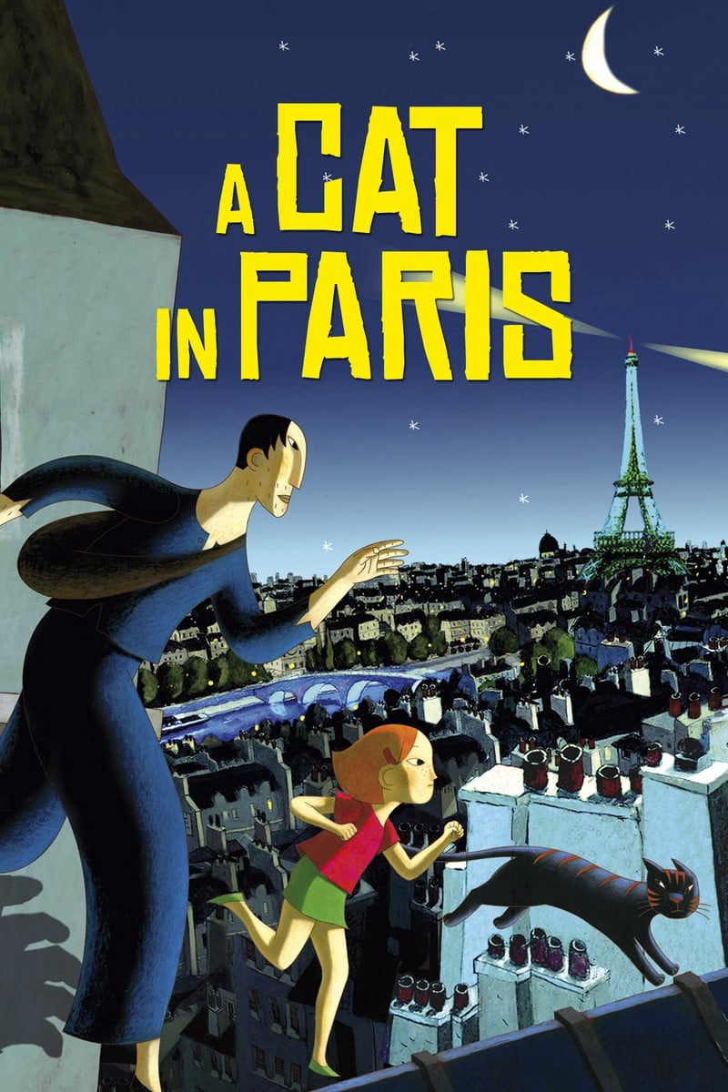 Poster Phim Chú Mèo Ở Paris (A Cat in Paris)