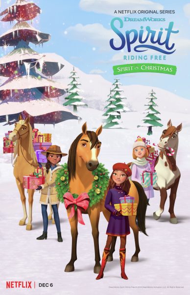 Poster Phim Chú Ngựa Spirit – Tự Do Rong Ruổi: Giáng Sinh Cùng Spirit (Spirit Riding Free: Spirit of Christmas)