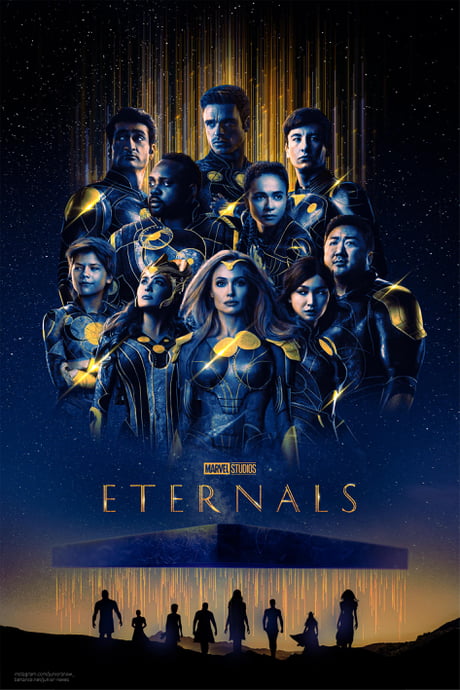 Poster Phim Chủng Tộc Bất Tử (Eternals)