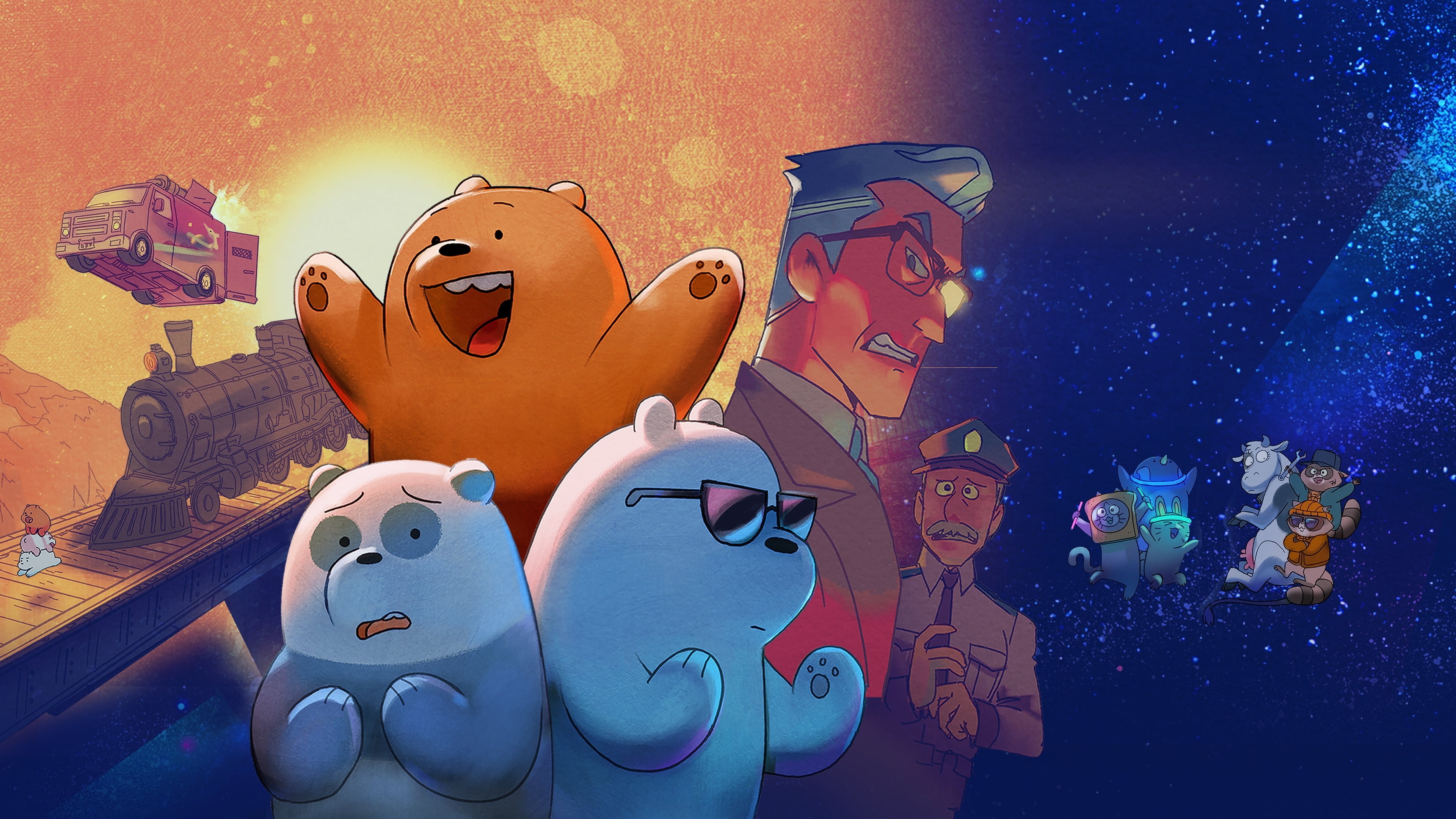 Poster Phim Chúng Tôi Đơn Giản Là Gấu (We Bare Bears: The Movie)