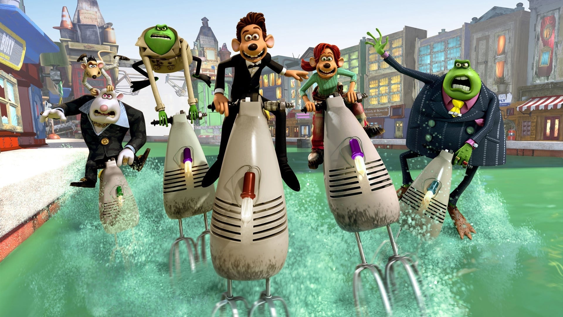 Poster Phim Chuột Đào Tẩu (Flushed Away)