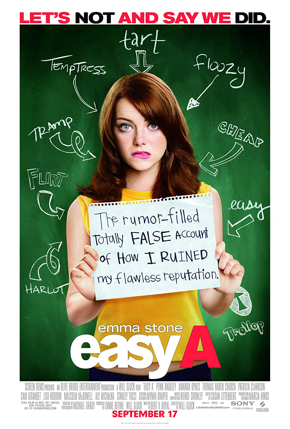 Poster Phim Cô Nàng Lẳng Lơ (Easy A)