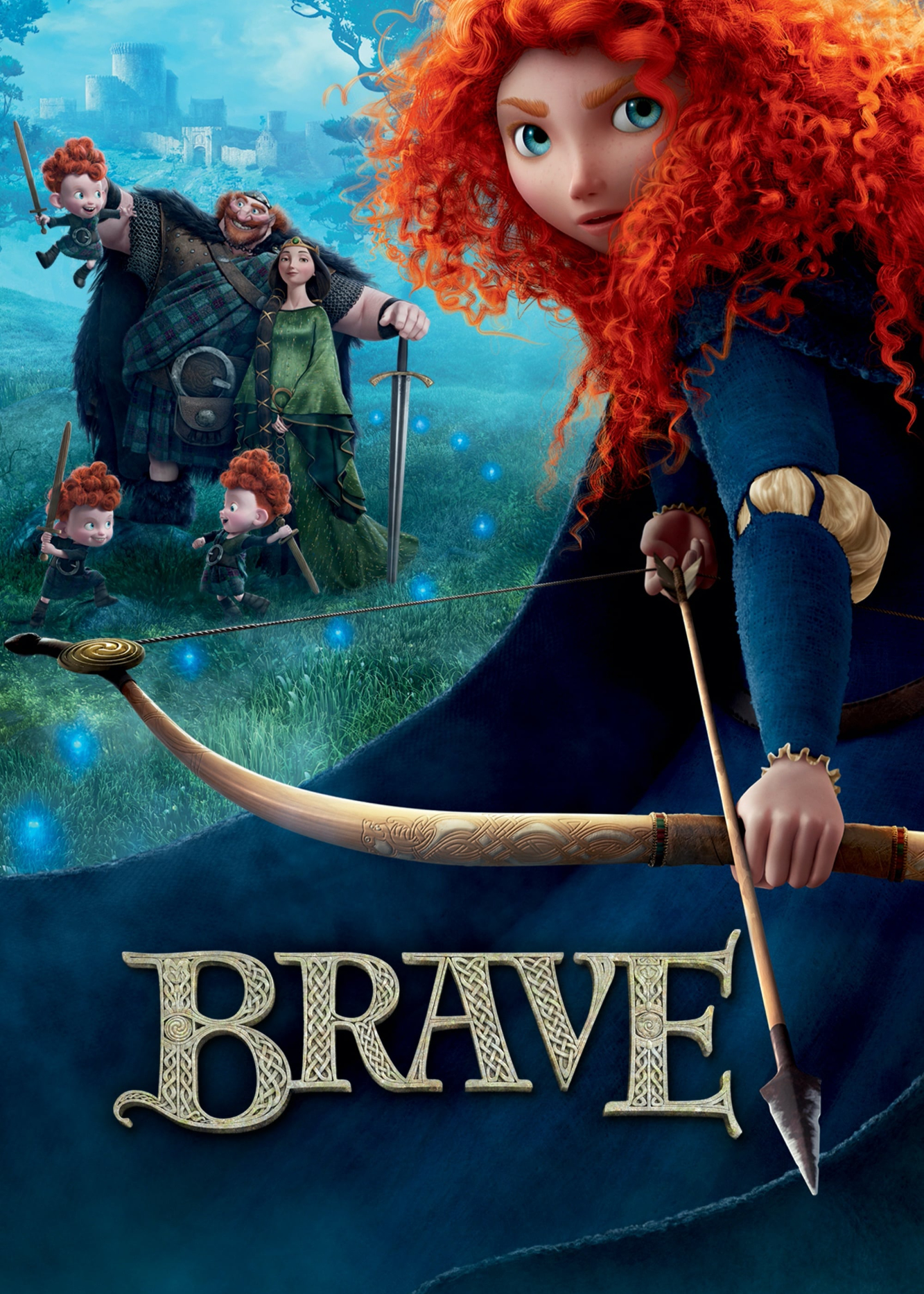 Poster Phim Công Chúa Tóc Xù (Brave)