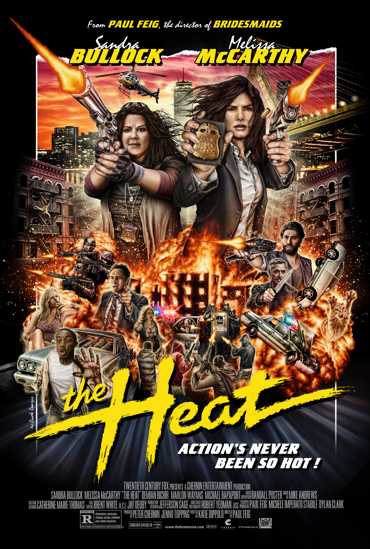 Poster Phim Cuộc Chiến Nảy Lửa (The Heat)