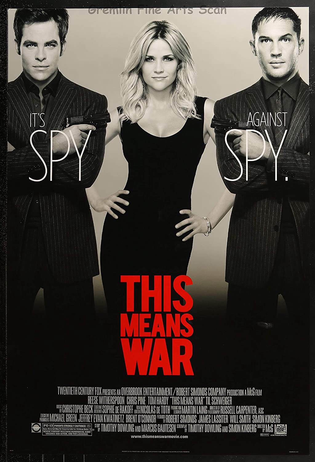 Poster Phim Cuộc Chiến Tình Yêu (This Means War)