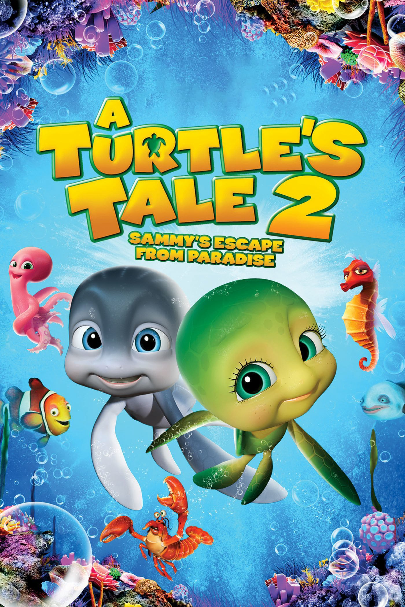 Poster Phim Cuộc Phiêu Lưu Của Chú Rùa Sammy 2: Thoát Khỏi Thiên Đường (A Turtle's Tale 2: Sammy's Escape from Paradise)