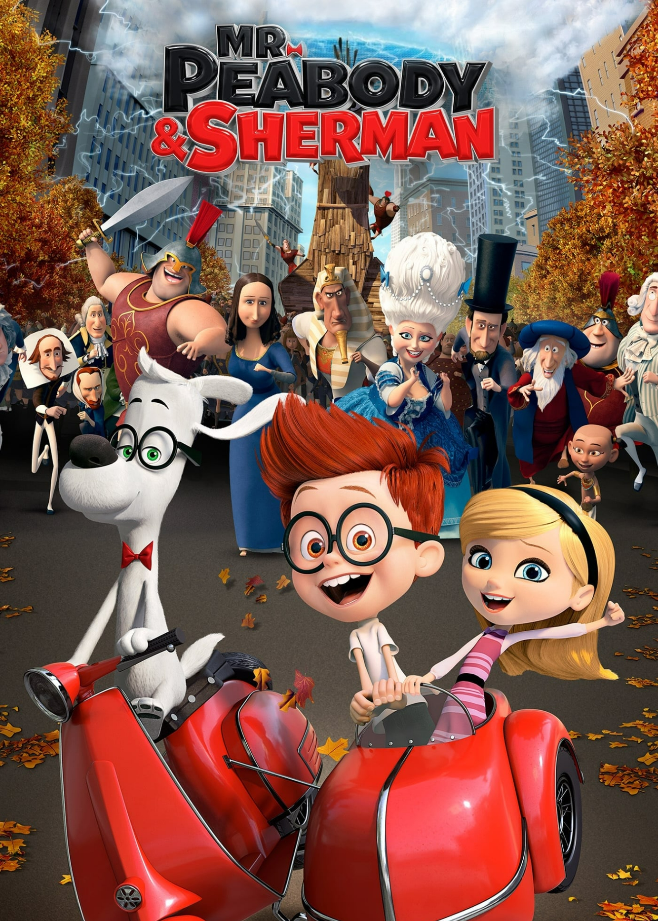 Poster Phim Cuộc Phiêu Lưu Của Mr. Peabody & Cậu Bé Sherman (Mr. Peabody & Sherman)