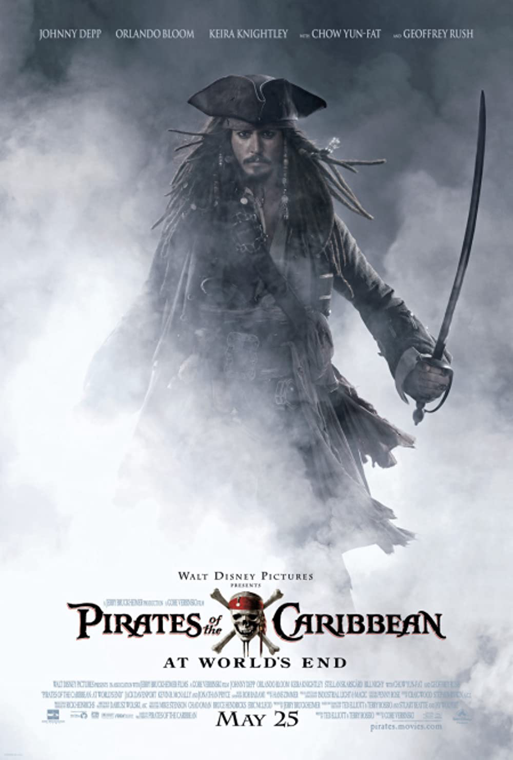 Poster Phim Cướp biển vùng Caribbe (Phần 3): Nơi Tận Cùng Thế Giới (Pirates of the Caribbean: At World's End)