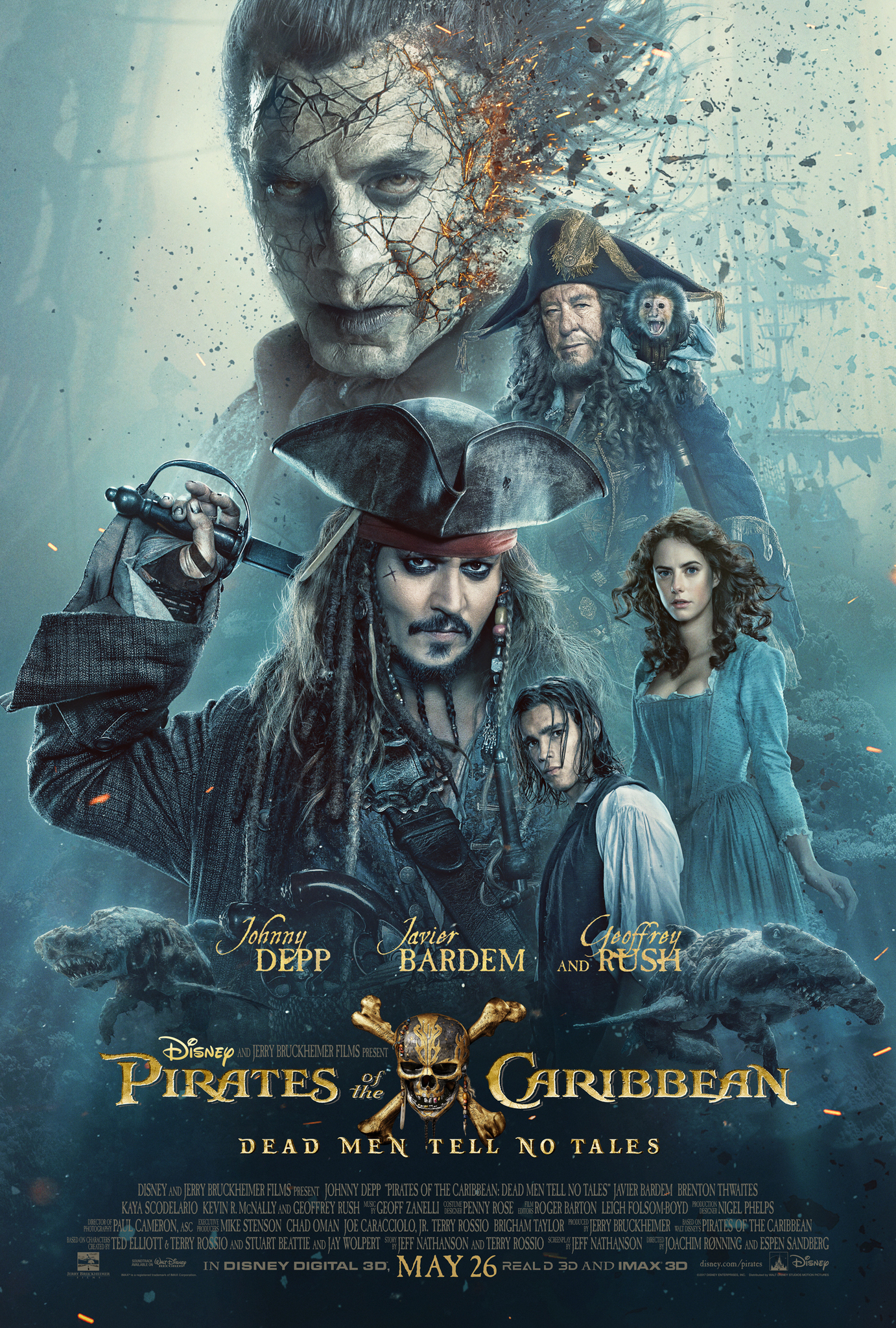 Poster Phim Cướp biển vùng Caribbe (Phần 5): Salazar Báo Thù (Pirates of the Caribbean 5: Dead Men Tell No Tales)