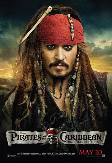 Poster Phim Cướp Biển Vùng Caribe 4 Suối Nguồn Tươi Trẻ (Pirates Of The Caribbean On Stranger Tides)