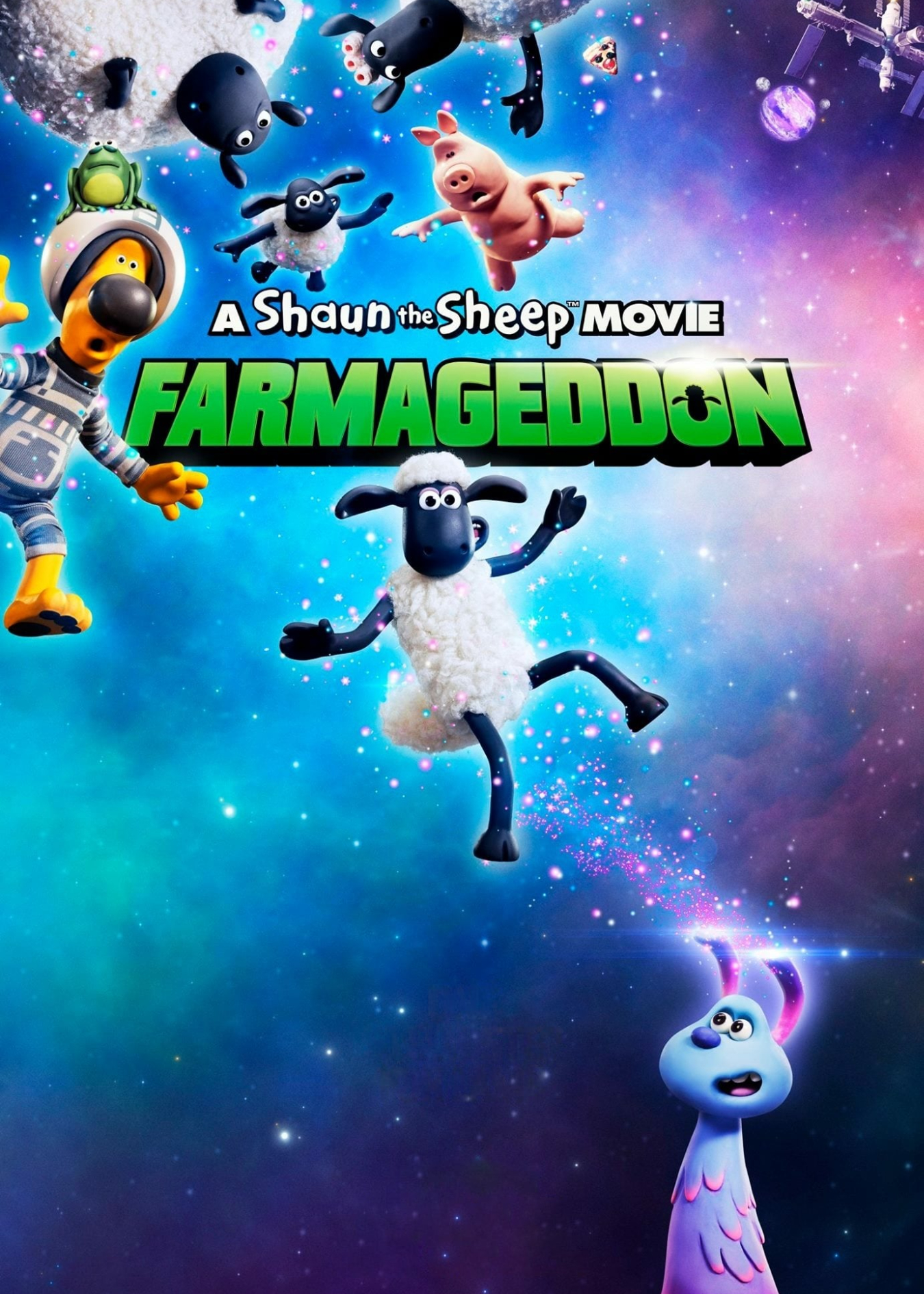 Poster Phim Cừu Quê Ra Phố: Người Bạn Ngoài Hành Tinh (A Shaun the Sheep Movie: Farmageddon)