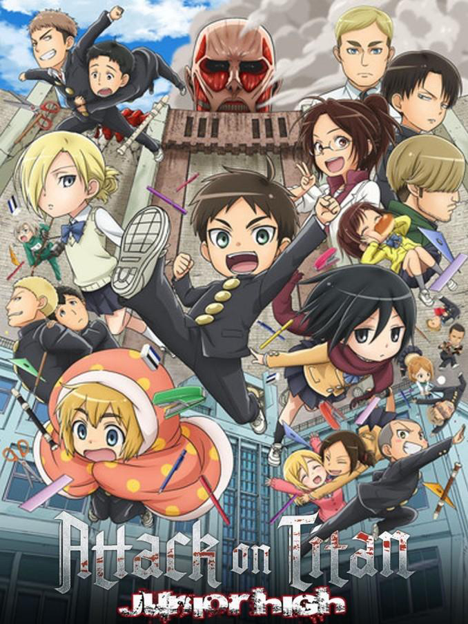 Poster Phim Đại chiến Titan: Trường trung học (Shingeki! Kyojin Chuugakkou)