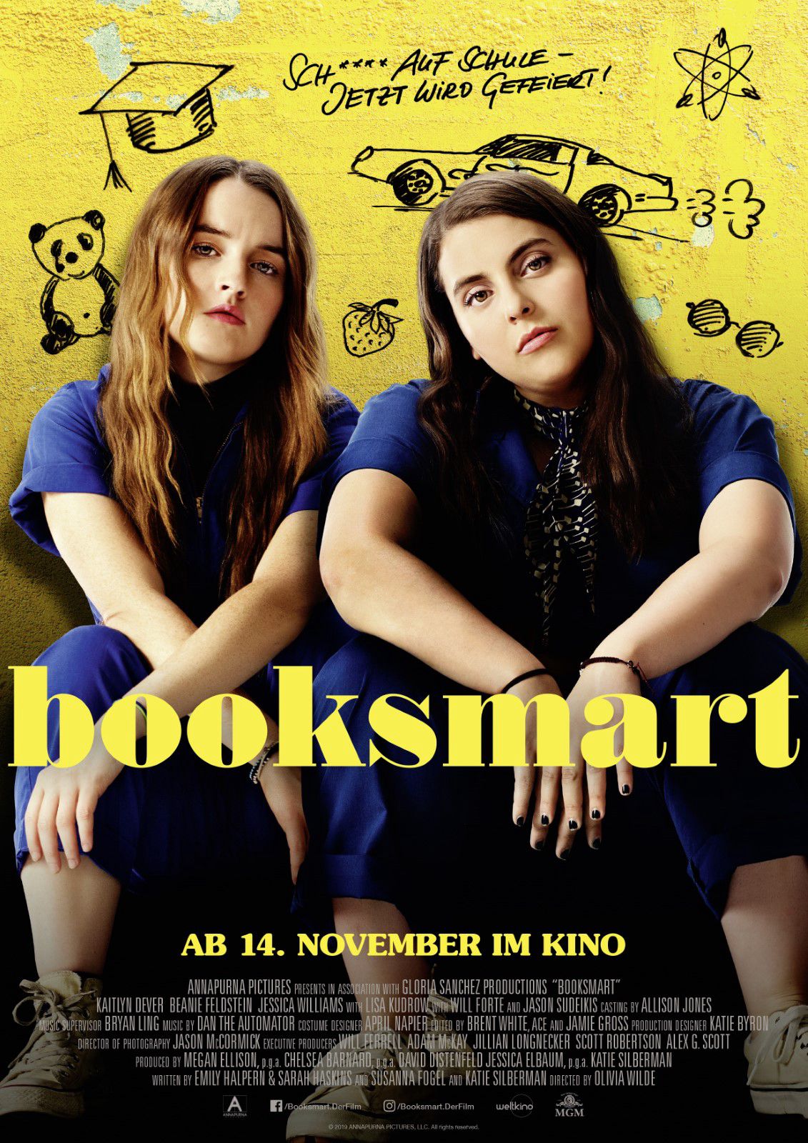 Poster Phim Đại Tiệc Cùng Mọt Sách (Booksmart)