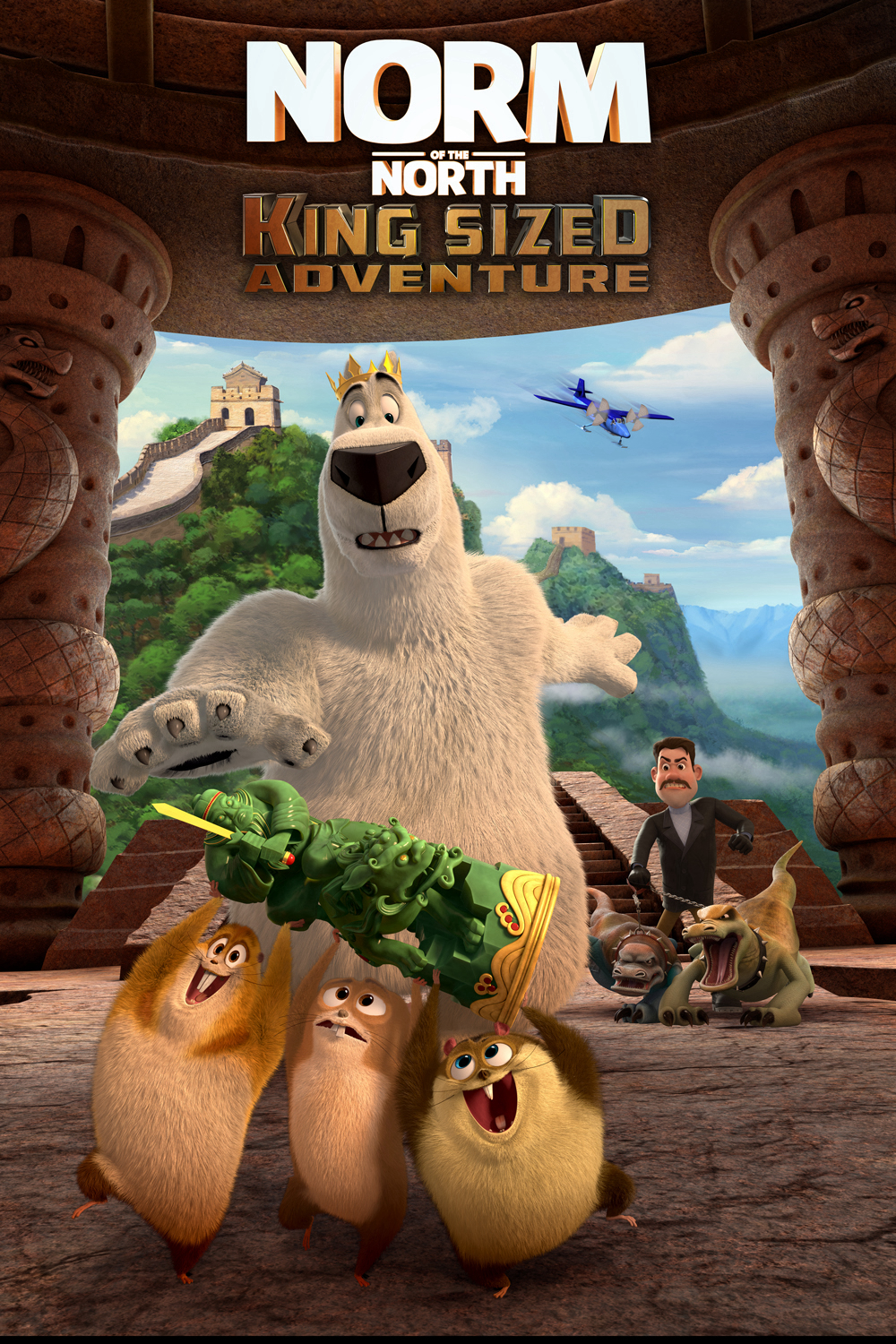 Poster Phim Đầu Gấu Bắc Cực 3: Truy Tìm Cổ Vật (Norm of the North: King Sized Adventure)