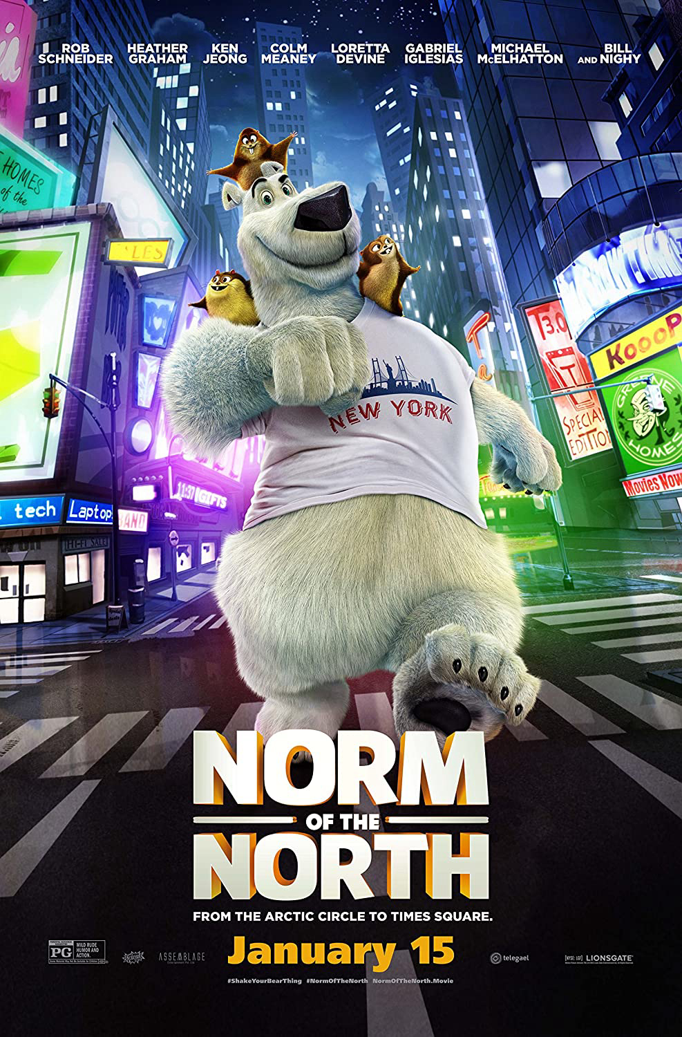 Poster Phim Đầu Gấu Bắc Cực (Norm Of The North)