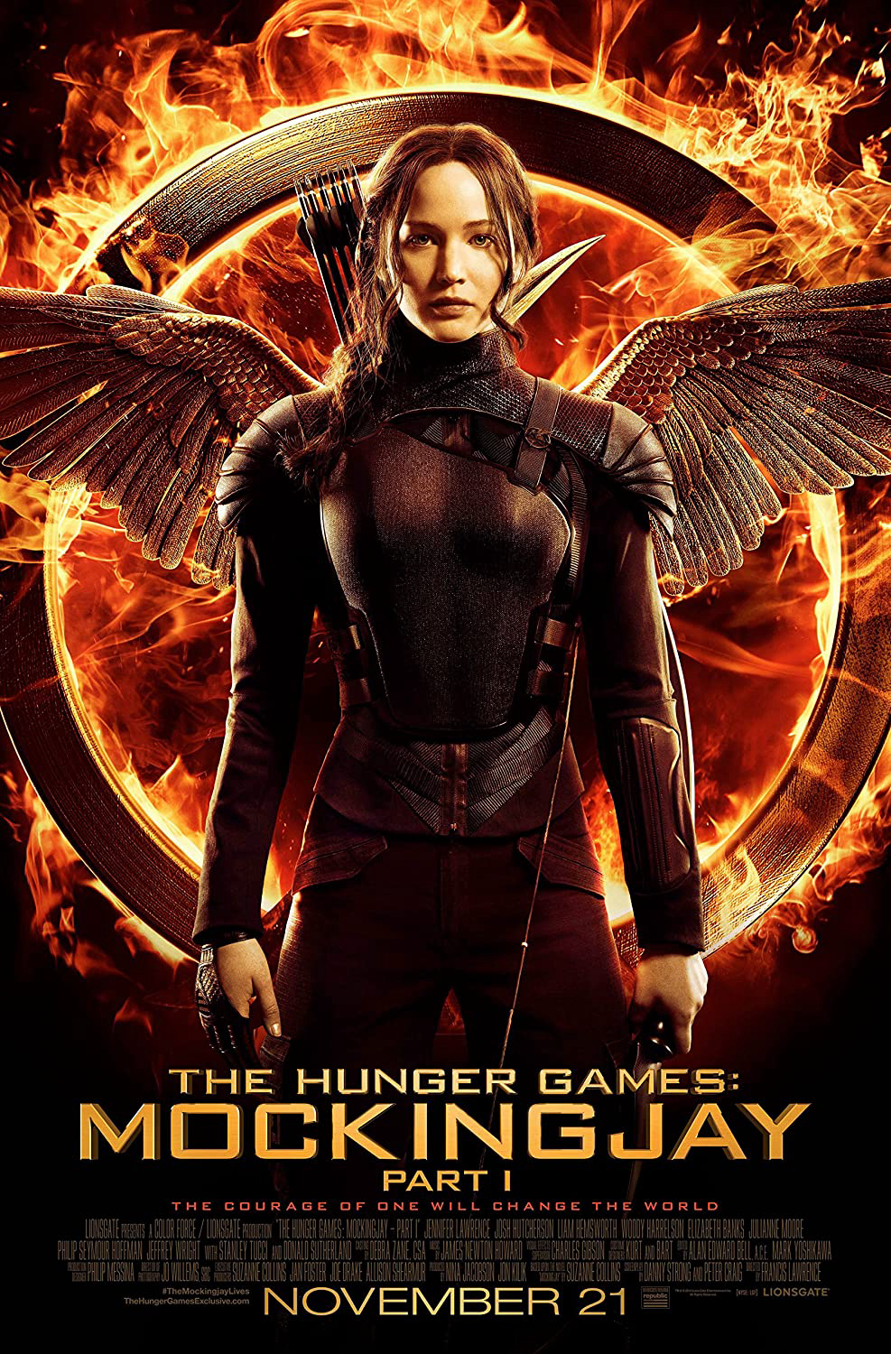 Poster Phim Đấu trường sinh tử: Húng nhại - Phần 1 (The Hunger Games: Mockingjay - Part 1)