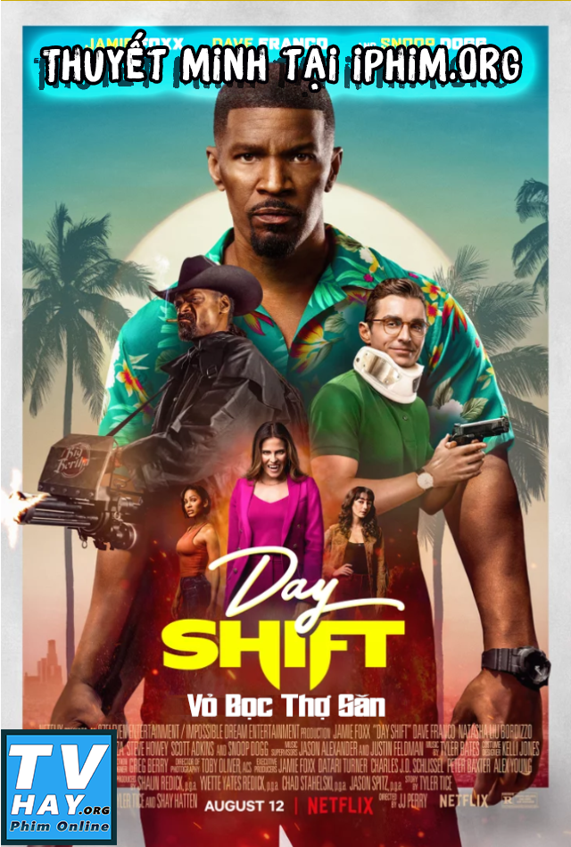 Poster Phim Day Shift: Vỏ Bọc Thợ Săn (Day Shift)