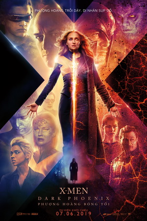 Poster Phim Dị Nhân 8: Phượng Hoàng Bóng Tối (X-Men: Dark Phoenix)