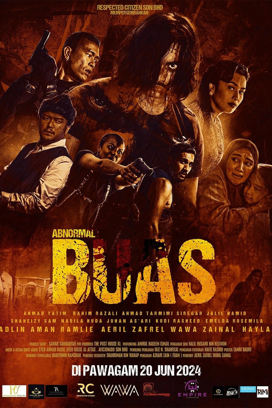 Poster Phim Dị Thường: Buas (Abnormal: Buas)