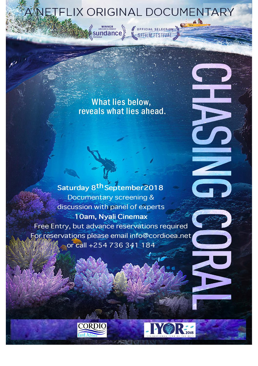 Poster Phim Đi tìm san hô (Chasing Coral)