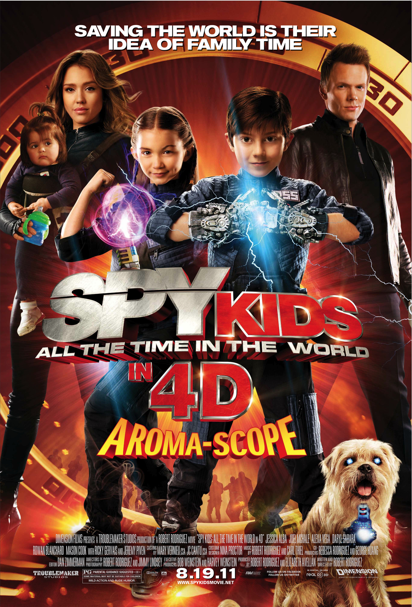 Poster Phim Điệp Viên Nhí 4: Kẻ Cắp Thời Gian (Spy Kids: All the Time in the World in 4D)