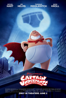Poster Phim Đội Trưởng Quần Chíp (Captain Underpants: The First Epic Movie)