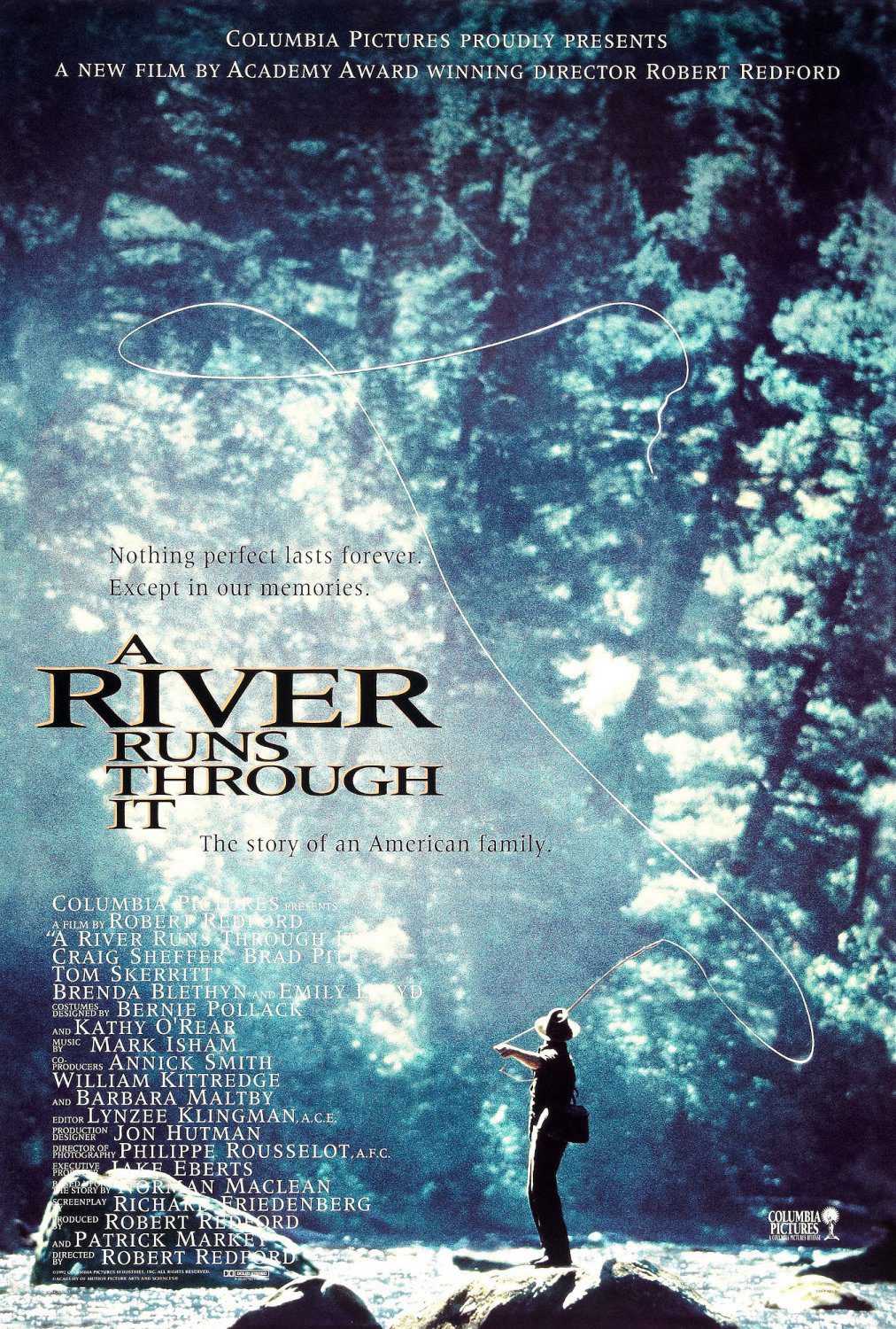 Poster Phim Dòng Sông: Chứng Nhân Cuộc Đời (A River Runs Through It)