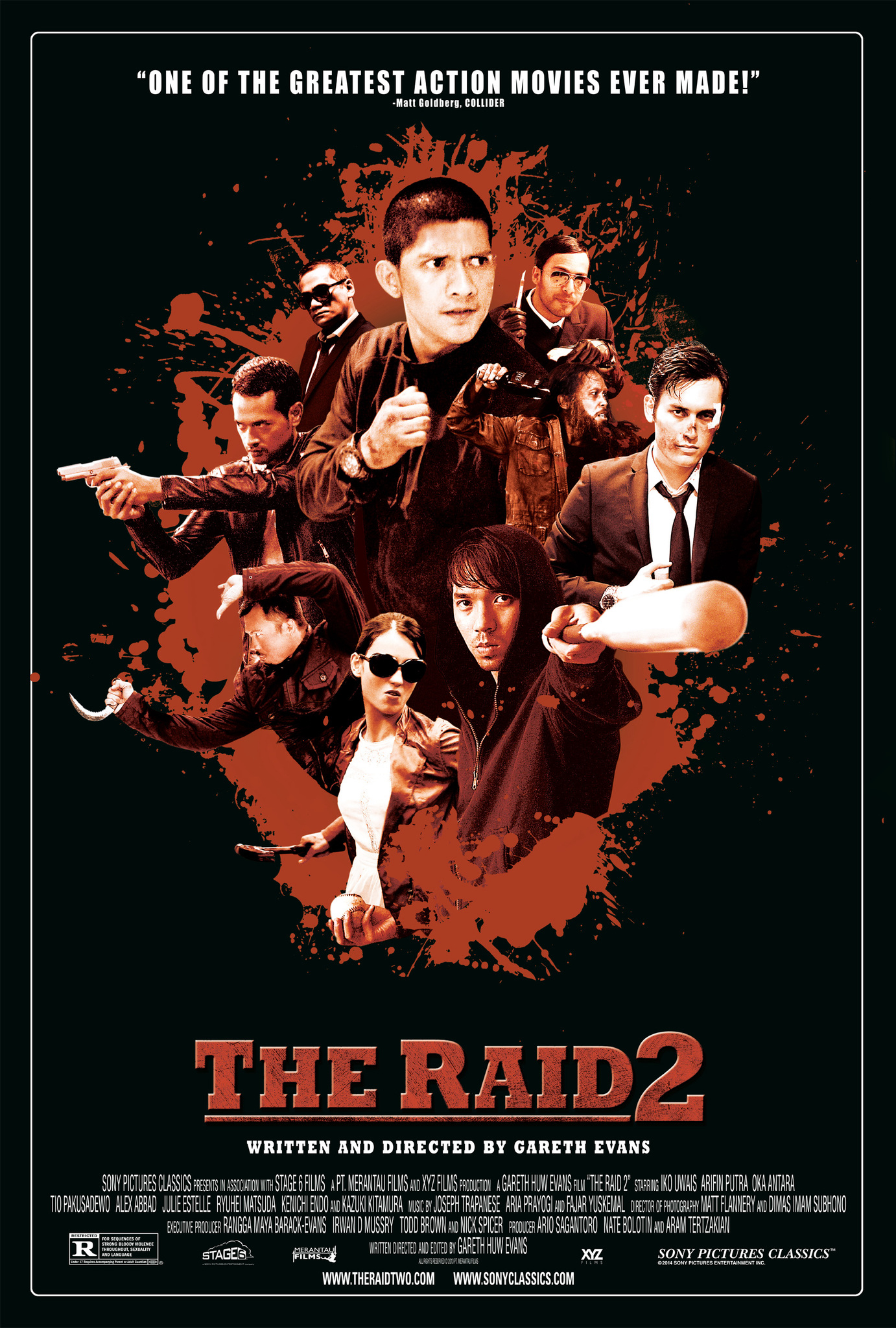Poster Phim Đột kích 2: Kẻ sát nhân (The Raid 2)