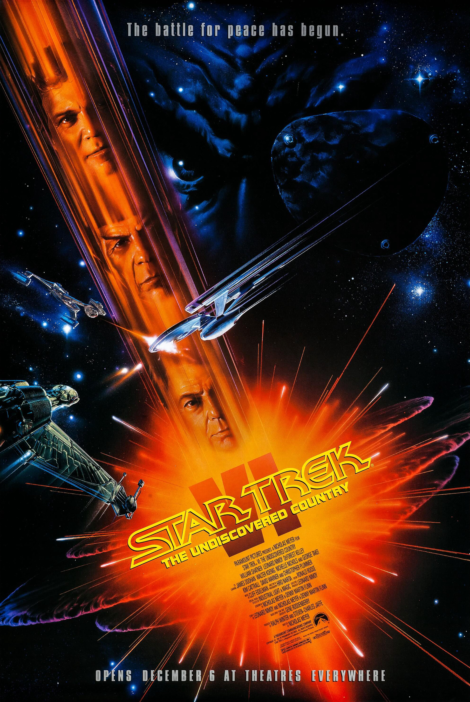 Poster Phim Du Hành Giữa Các Vì Sao 6: Vùng Đất Bí Ẩn (Star Trek VI: The Undiscovered Country)