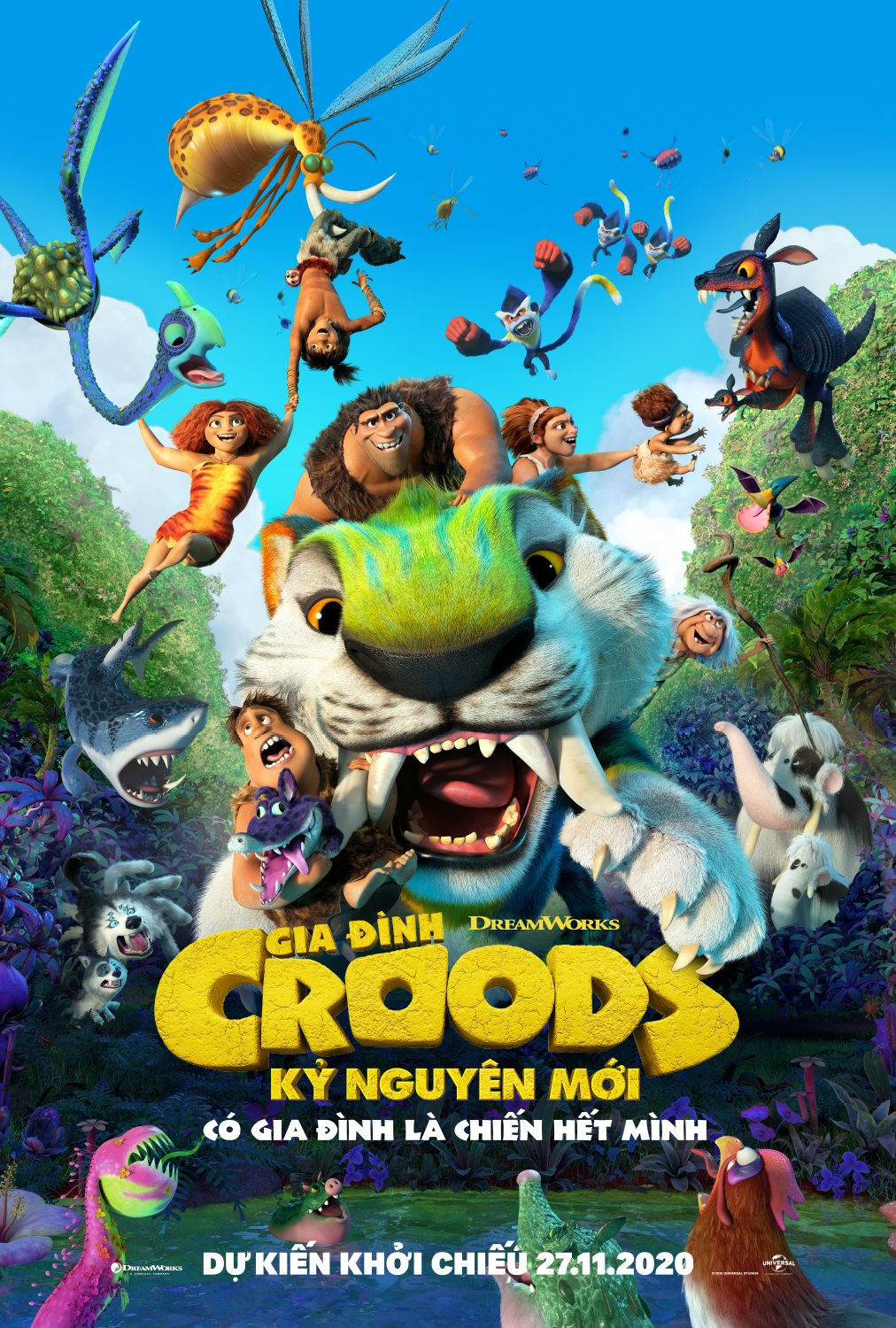 Poster Phim Gia Đình Croods: Kỷ Nguyên Mới (The Croods: A New Age)