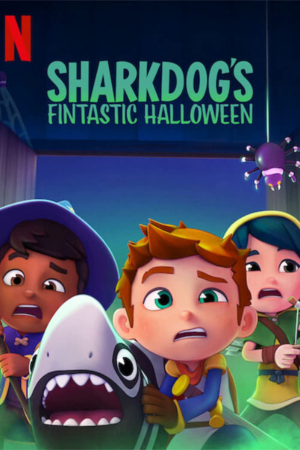 Poster Phim Halloween tuyệt vời của Sharkdog (Sharkdog's Fintastic Halloween)